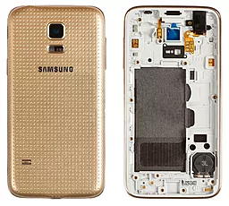 Корпус для Samsung SM-G800H Galaxy S5 mini Gold