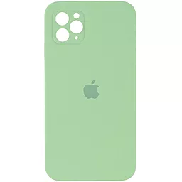 {"ru": "Чехол", "uk": "Чохол"} Silicone Case Full Camera Square для Apple iPhone 11 Pro Mint