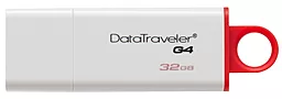 Флешка Kingston DataTraveler Gen.4 32GB USB 3.0 (DTIG4/32GB) White - миниатюра 2