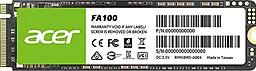 Накопичувач SSD Acer FA100 256 GB M.2 2280 (BL.9BWWA.118) - фото Накопичувач SSD Acer FA100 256 GB M.2 2280 (BL.9BWWA.118)