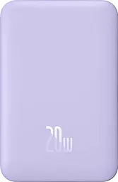 Бездротовий (магнітний) повербанк Baseus Magnetic Mini 10000 mAh 20W Purple (PPCX070005)