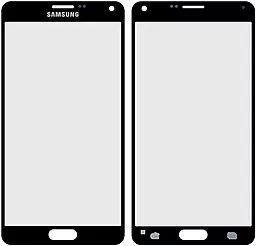 Корпусне скло дисплея Samsung Galaxy Note 4 N910H (з OCA плівкою) (original) Black