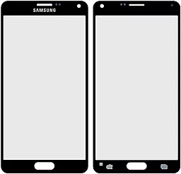 Корпусне скло дисплея Samsung Galaxy Note 4 N910H (з OCA плівкою) (original) Black - фото Корпусне скло дисплея Samsung Galaxy Note 4 N910H (з OCA плівкою) (original) Black
