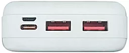 Повербанк Powermax External Battery 20000mAh (PWRMXPB20K10W) White - миниатюра 4