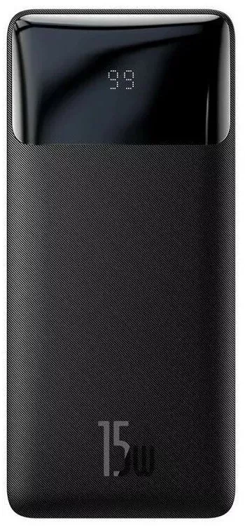 Повербанк Baseus Bipow Digital Display 30000mAh 15W Black (PPDML-K01) - фото 1