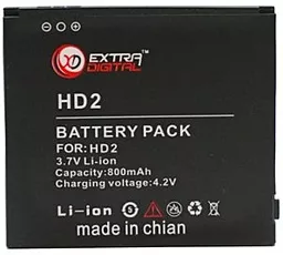 Аккумулятор HTC Touch HD2 T8585 Leo / ВВ81100 / BA S400 / BMH6214 (800 mAh) ExtraDigital