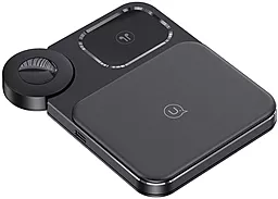 Беспроводная док-станция Usams 15w wireless charger black (US-CD190) - фото Беспроводная док-станция Usams 15w wireless charger black (US-CD190)