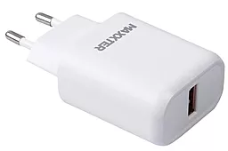 Сетевое зарядное устройство с быстрой зарядкой Maxxter 18w QC3.0 fast charger + USB-C cable white (WC-QC-AtC-01) - фото Сетевое зарядное устройство с быстрой зарядкой Maxxter 18w QC3.0 fast charger + USB-C cable white (WC-QC-AtC-01)