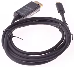 Адаптер-переходник Upex USB Type-C — Displayport 1.8m Black (UP10120) - миниатюра 2