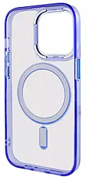 Чехол Epik Iris with MagSafe для Apple iPhone 13 Pro Blue - миниатюра 4 Чехол Epik Iris with MagSafe для Apple iPhone 13 Pro Blue - миниатюра 4