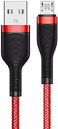 Кабель Jellico A12 USB-A - micro USB 15w 3.1a 1м cable Red - фото Кабель Jellico A12 USB-A - micro USB 15w 3.1a 1м cable Red