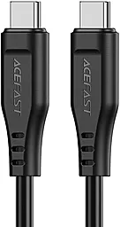 Кабель AceFast C3-03 USB Type-C - Type-C 60w 3a 1.2м PD cable Black - фото Кабель AceFast C3-03 USB Type-C - Type-C 60w 3a 1.2м PD cable Black