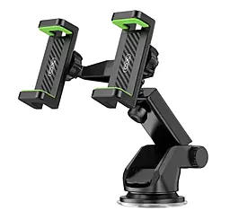 Держатель XO C117 Center console/Suction cup Black - фото Держатель XO C117 Center console/Suction cup Black