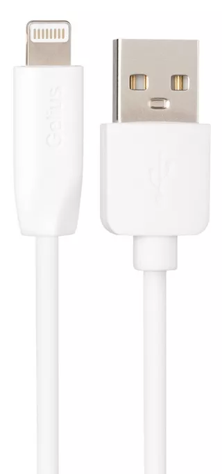 Кабель Gelius Gelius One GP-UC117 USB-A - Lightning 12w 2.4a 1м cable White - фото 2