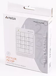 Клавиатура A4Tech Numeric Keypad USB (FK13P White) - миниатюра 5