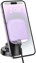 Держатель для мобильного Hoco HW18 Magic magnetic wireless fast charging Romantic Purple - фото Держатель для мобильного Hoco HW18 Magic magnetic wireless fast charging Romantic Purple