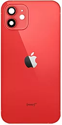 Задняя крышка корпуса Apple iPhone 12 Mini со стеклом камеры Red - фото Задняя крышка корпуса Apple iPhone 12 Mini со стеклом камеры Red