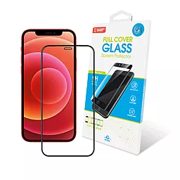 Защитное стекло Global Full Glue Apple iPhone 12 Pro Max Black (1283126506390)