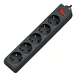 Сетевой фильтр (удлинитель) Defender ES 1.8m 5 роз. чёрный (99484) - фото Сетевой фильтр (удлинитель) Defender ES 1.8m 5 роз. чёрный (99484)