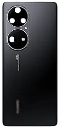 Задняя крышка корпуса Huawei P50 Pro со стеклом камеры, Original Golden Black - фото Задняя крышка корпуса Huawei P50 Pro со стеклом камеры, Original Golden Black