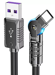 Кабель Hoco U118 Triumph USB-A - Type-C 100w 5a 1.2м cable Black