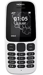 Мобільний телефон Nokia 105 Dual Sim New (A00028316) White