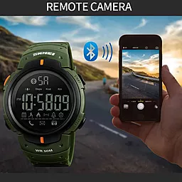 Часы наручные  1301AG Smart Watch Army Green - миниатюра 8