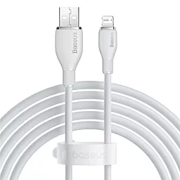 Кабель Baseus Pudding Series USB-A - Lightning 12w 2.4a 1.2м cable White (P10355700221-00) - фото Кабель Baseus Pudding Series USB-A - Lightning 12w 2.4a 1.2м cable White (P10355700221-00)