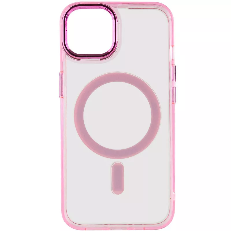 Чехол Epik Iris with MagSafe для Apple iPhone 14 Pink - фото 1