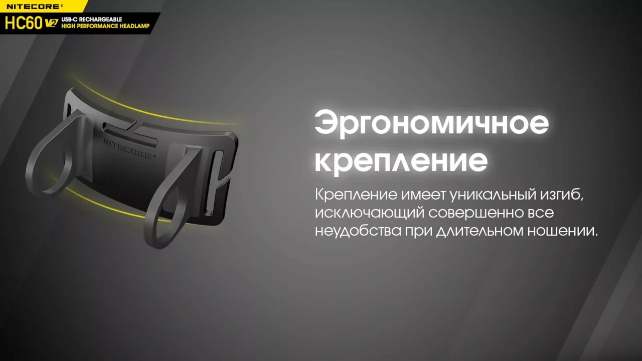 Налобный фонарик Nitecore HC60 V2 (6-1211_V2) (1x18650, 2xCR123, 2xRCR123) - фото 15