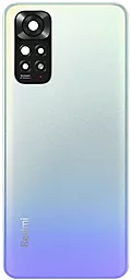 Задняя крышка корпуса Xiaomi Redmi Note 11 / Redmi Note 11S со стеклом камеры Star Blue - фото Задняя крышка корпуса Xiaomi Redmi Note 11 / Redmi Note 11S со стеклом камеры Star Blue