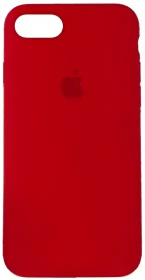 Чехол Silicone Case Full для Apple iPhone 7, iPhone 8  Red - фото 1