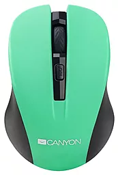 Компьютерная мышка Canyon CNE-CMSW1GR Green USB - фото Компьютерная мышка Canyon CNE-CMSW1GR Green USB