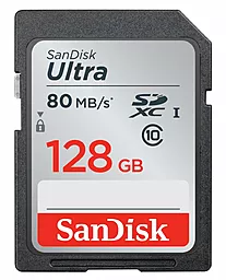 Карта памяти SanDisk SDXC 128GB Ultra Class 10 UHS-I (SDSDUNC-128G-GN6IN)