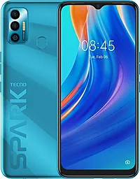 Смартфон Tecno Spark 7 KF6n NFC 4/64Gb Morpheus Blue (4895180766411)