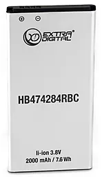 Акумулятор Huawei Y625c Ascend / HB474284RBC / BMH6433 (2000 mAh) ExtraDigital