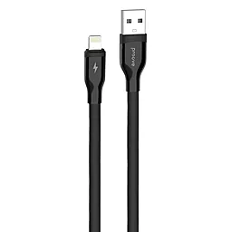 Кабель Proove Flat Out SB-A - Lightning 12w 2.4a 1м cable Black (CCFO20001101) - фото Кабель Proove Flat Out SB-A - Lightning 12w 2.4a 1м cable Black (CCFO20001101)