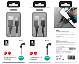Кабель Jellico KDS-51 USB-A - Lightning 12w 5a 1м cable Grey - миниатюра 2 Кабель Jellico KDS-51 USB-A - Lightning 12w 5a 1м cable Grey - миниатюра 2