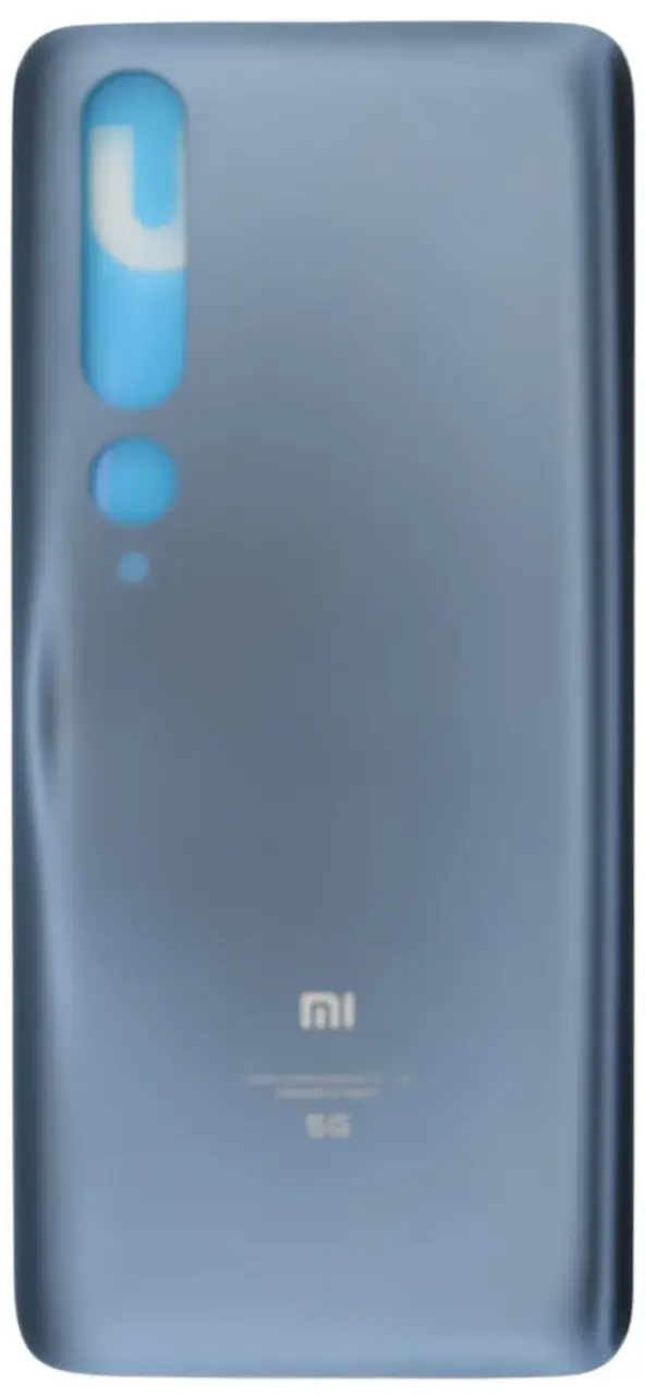 Задняя крышка корпуса Xiaomi Mi 10 Silver - фото 1
