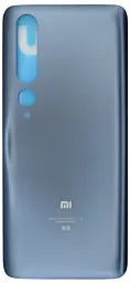 Задняя крышка корпуса Xiaomi Mi 10 Silver - фото Задняя крышка корпуса Xiaomi Mi 10 Silver