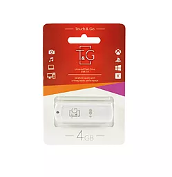 Флешка T&G 4GB 011 Classic Series (TG011-4GBWH) White - фото Флешка T&G 4GB 011 Classic Series (TG011-4GBWH) White