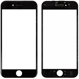 Корпусне скло дисплея Apple iPhone 6S (з OCA плівкою і поляризаційною плівкою) with frame (original) Black