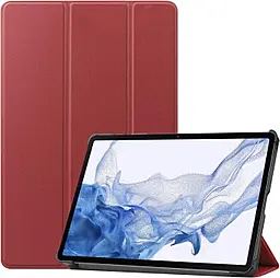 Чехол для планшета BeCover Smart Case для Samsung Galaxy Tab S10 FE (SM-X520, SM-X526) 10.9" Red Wine (713281) - фото Чехол для планшета BeCover Smart Case для Samsung Galaxy Tab S10 FE (SM-X520, SM-X526) 10.9" Red Wine (713281)