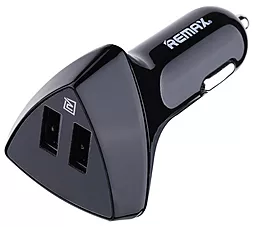 Автомобильное зарядное устройство Remax RCC208 2.1a 2xUSB-A ports car charger Black (RCC208) - фото Автомобильное зарядное устройство Remax RCC208 2.1a 2xUSB-A ports car charger Black (RCC208)
