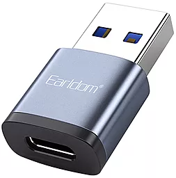 Адаптер-перехідник Earldom OT61 M-F USB-A 3.0 -> USB Type-C Black