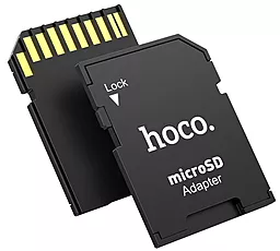 Кардрідер Hoco HB22 TF to SD Card Holder Black - мініатюра 3