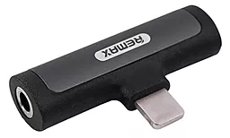 Аудио-переходник Remax RL-LA03i AUX 3.5мм - 2xLightning Black - фото Аудио-переходник Remax RL-LA03i AUX 3.5мм - 2xLightning Black