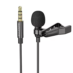Мікрофон Borofone BFK11 Jack 3.5 Black - мініатюра 2 Мікрофон Borofone BFK11 Jack 3.5 Black - мініатюра 2