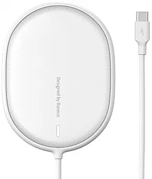 Бездротовий (індукційний) зарядний пристрій Baseus Light Magnetic 15w wireless charger white (wXQJ-02) - фото Бездротовий (індукційний) зарядний пристрій Baseus Light Magnetic 15w wireless charger white (wXQJ-02)