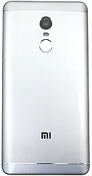 Задняя крышка корпуса Xiaomi Redmi Note 4 Global / Redmi Note 4X Snapdragon Silver - фото Задняя крышка корпуса Xiaomi Redmi Note 4 Global / Redmi Note 4X Snapdragon Silver